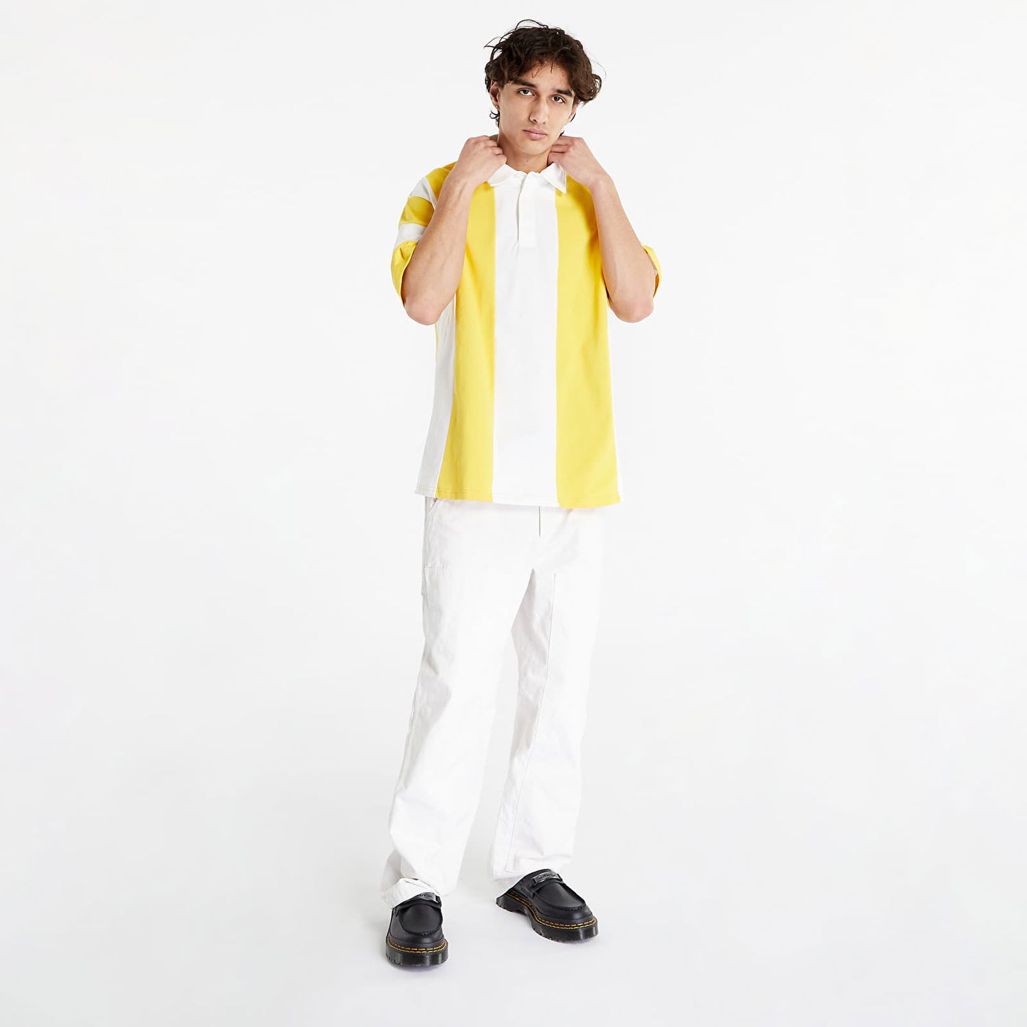 Polo skjorte Tommy Hilfiger Oversized Archive Polo Star Fruit Gul | DM0DM16300 ZGQ, 0