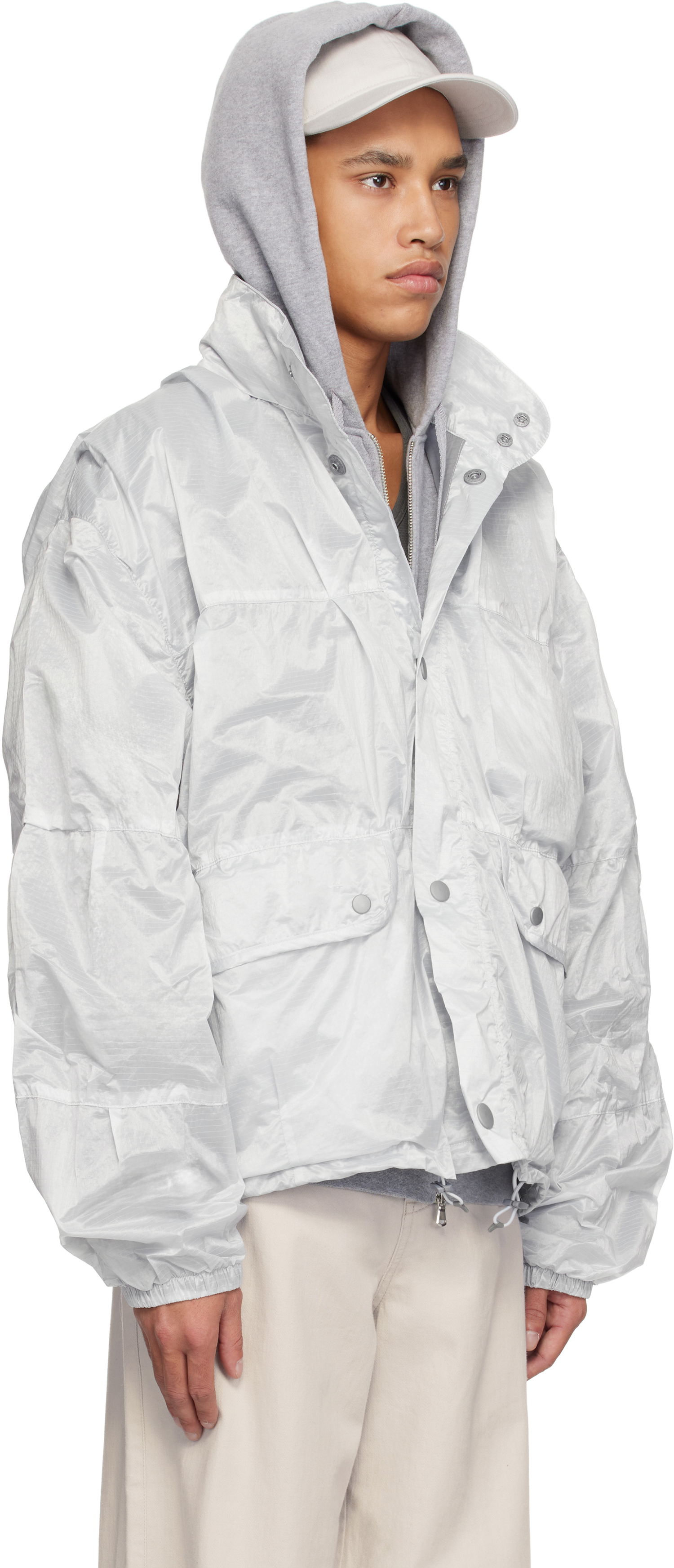 Vindjakke OUR LEGACY Our Legacy Exhale Puffa Jacket Hvid | M2251EVC, 1