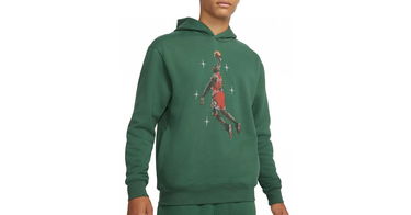 Sweatshirt Jordan Essential Graphic Fleece Hoodie Grøn | dc9713-333, 1