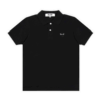 PLAY Black Emblem Polo Shirt