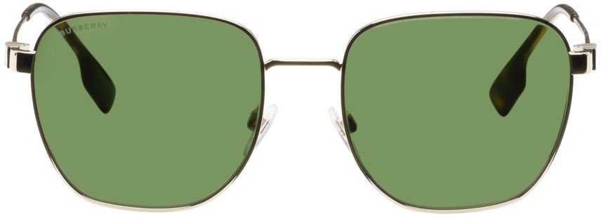 Solbriller Burberry Square Metal Sunglasses Grøn | 0BE3142 110971 8056597834384, 0