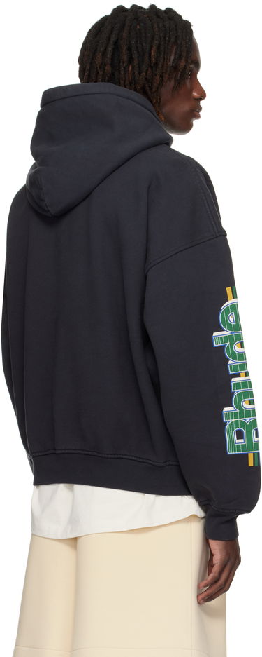 Sweatshirt Rhude Rhude Roadway Racing Hoodie Sort | RHPF25HO08012, 2