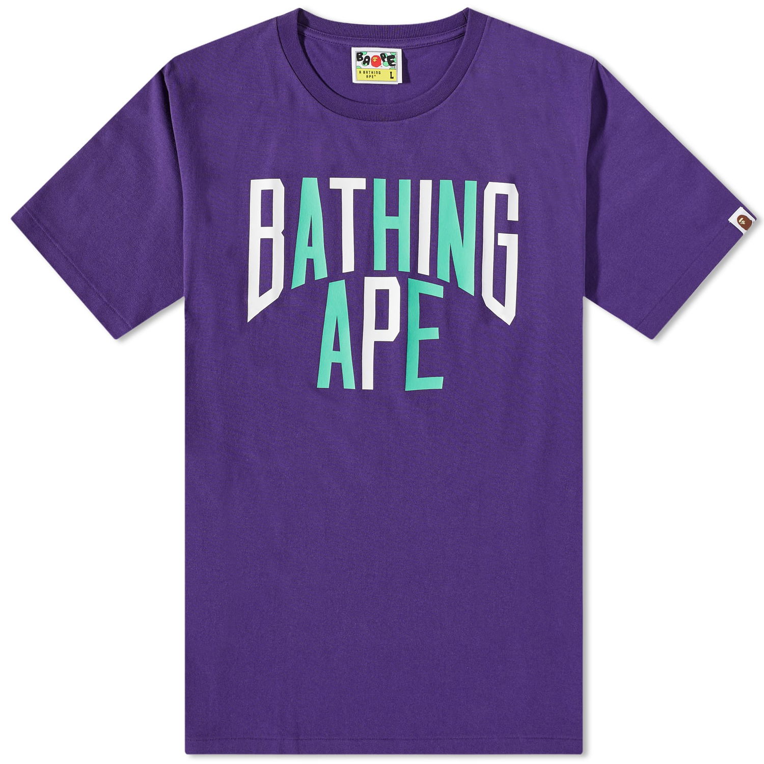 T-shirt BAPE Colours Nyc Logo T-Shirt Purple Lilla | 001TEJ301020M-PPL, 0