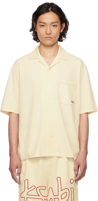 Skjorte Ksubi Ksubi 1999 Diner Short Sleeve Shirt Gul | MSP25SH014, 0