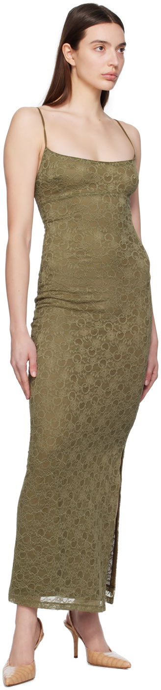 Kjole Miaou Miaou Thais Lace Maxi Dress Grøn | 5019SLHUN, 3
