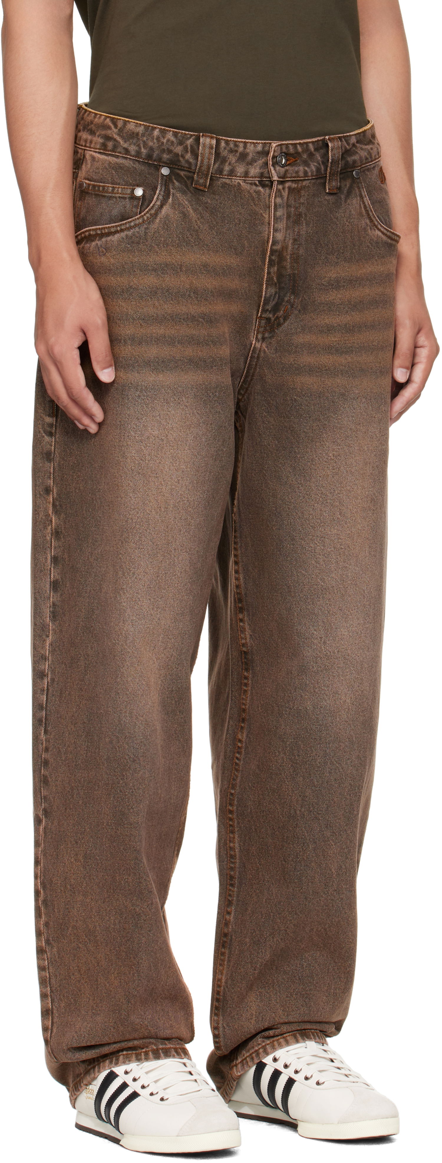 Jeans Dime Dime Baggy Jeans Brun | DIMEFA2514BRW, 1