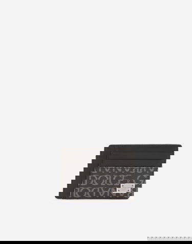 Tegnebog Dolce & Gabbana Coated Jacquard Card Holder Sort | BP3325AJ7058B969, 3