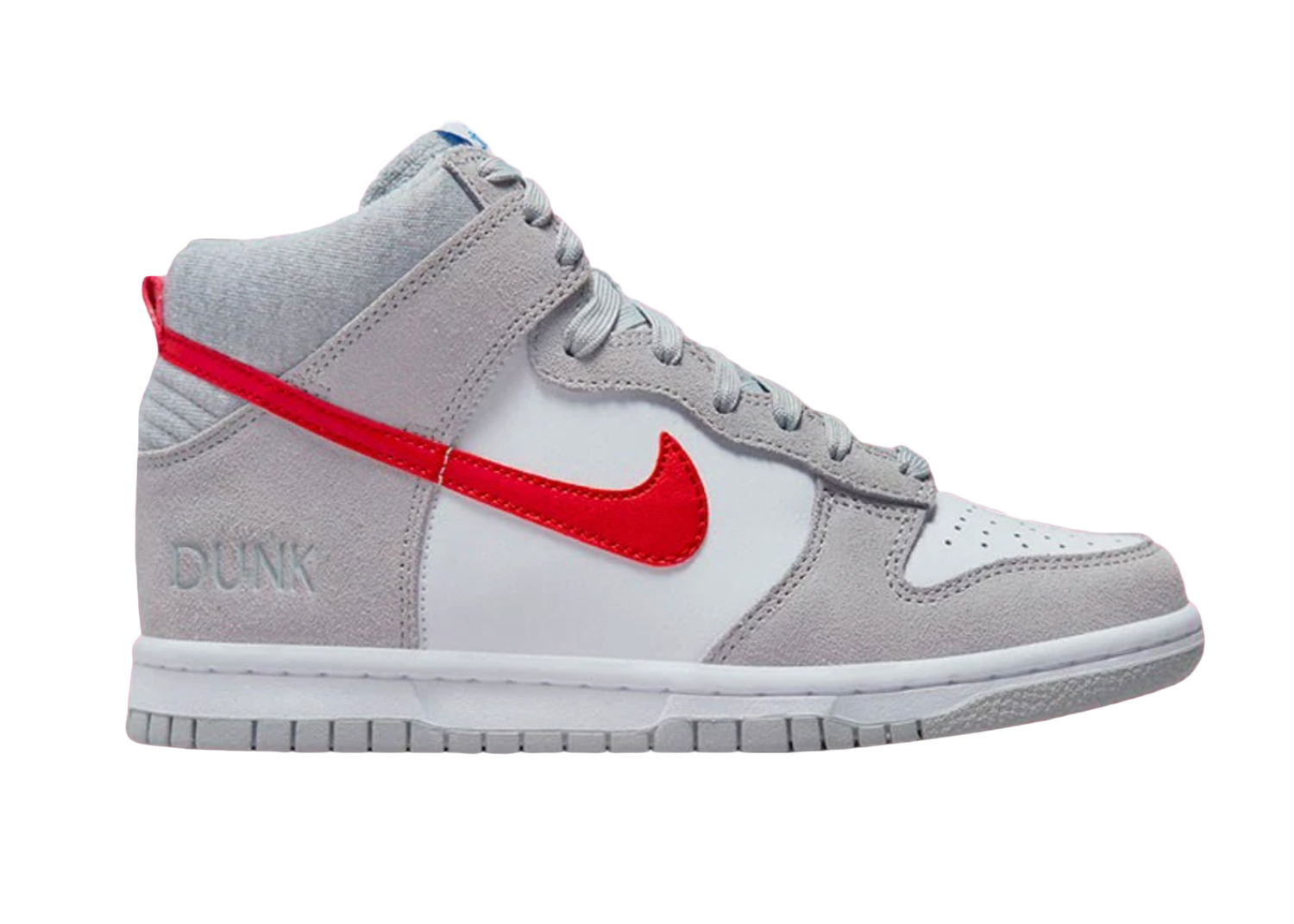 Sneakers og sko Nike Dunk High Athletic Club Grey Red Grå | DH9750-001, 0