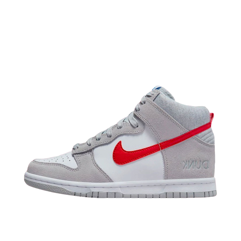 Sneakers og sko Nike Dunk High Athletic Club Grey Red Grå | DH9750-001
