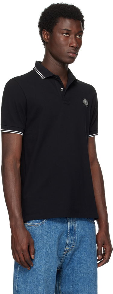 Polo skjorte Stone Island Organic Piqué Polo by Stone Island Sort | K2S15 2200007 S0018, 1
