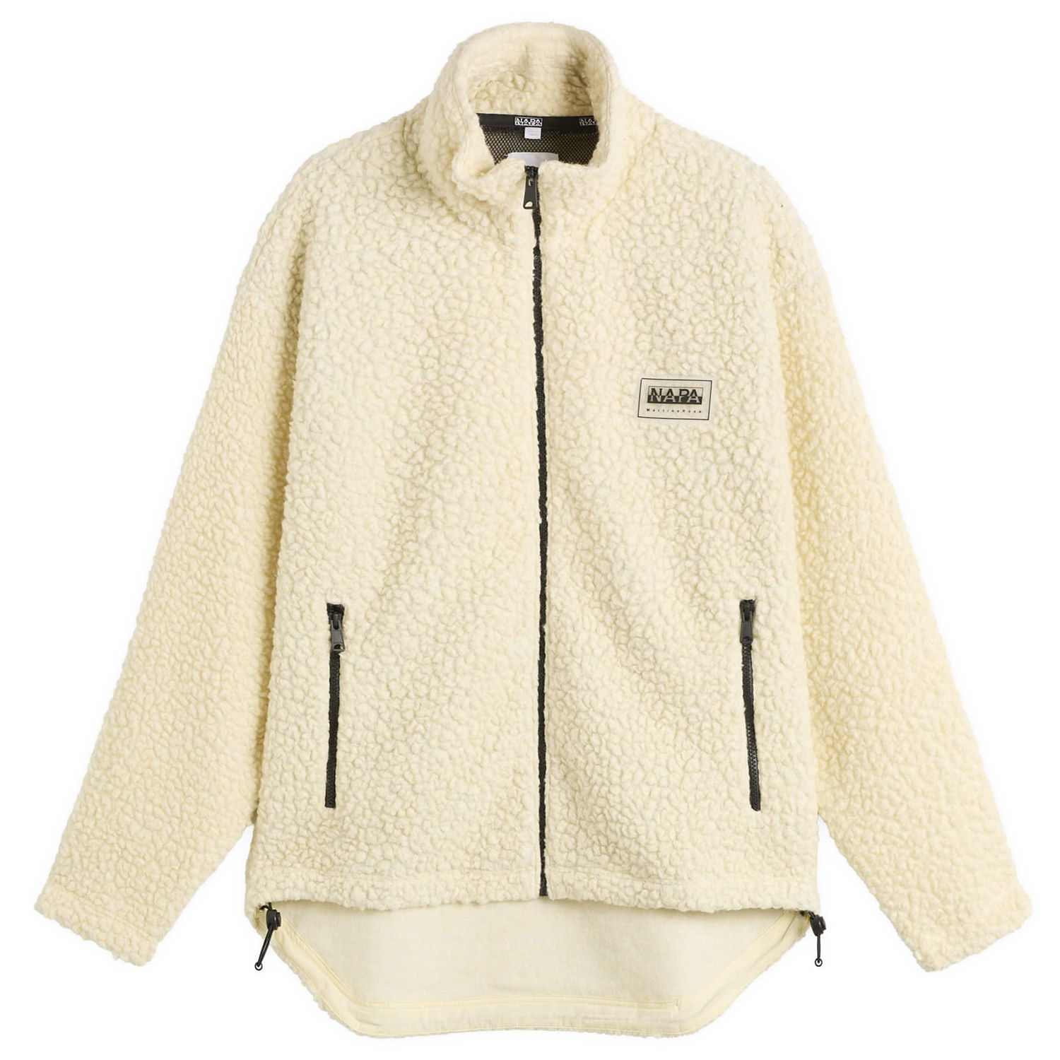 Jakke Napapijri Martine Rose Logo Fleece Jacket Beige | NP0A4IG7-N1A, 1