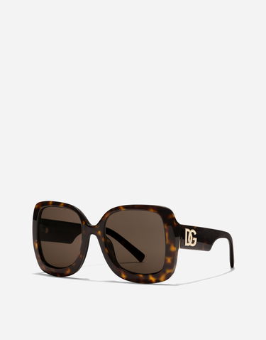 Solbriller Dolce & Gabbana New Arrivals Dg Crossed Acetate Sunglasses Onesize Brun | VG4513VP2739V000, 1
