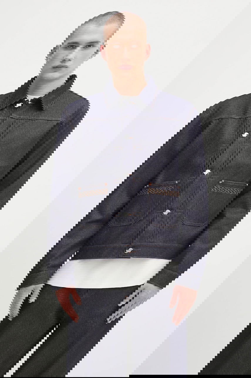Jakke Drôle de Monsieur Drôle de Monsieur La Veste Denim Jacket Blå | H.JT172.CO211, 0