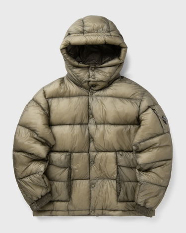 Puffer jakke C.P. Company Hooded Puffer Jacket Grøn | 19CMOW191A110416A-356, 2