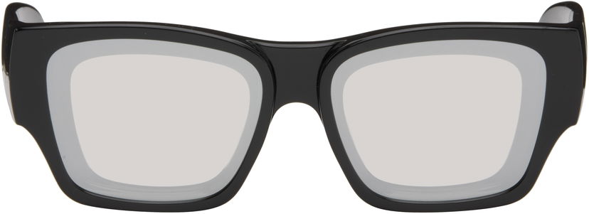 Solbriller Loewe Paula's Ibiza Goggle Rectangle Sunglasses Sort | LW40172UM5601C 840126861488