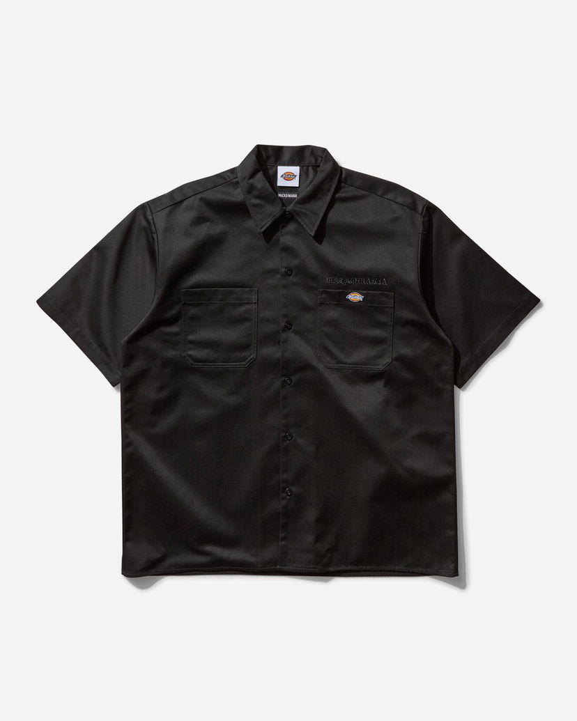 Skjorte WACKO MARIA Dickies Work Shirt Type-1 Sort | 25SS-WMS-DC01 BLACK