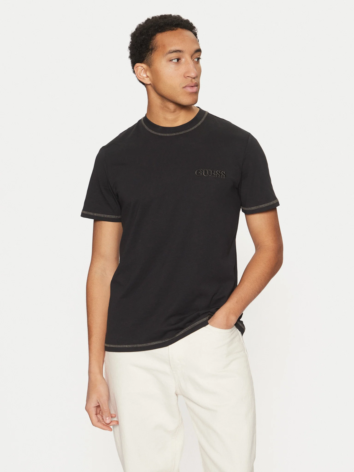 T-shirt GUESS Guess Single Tee Sort | U5RI01KCAM1-JBLK, 0