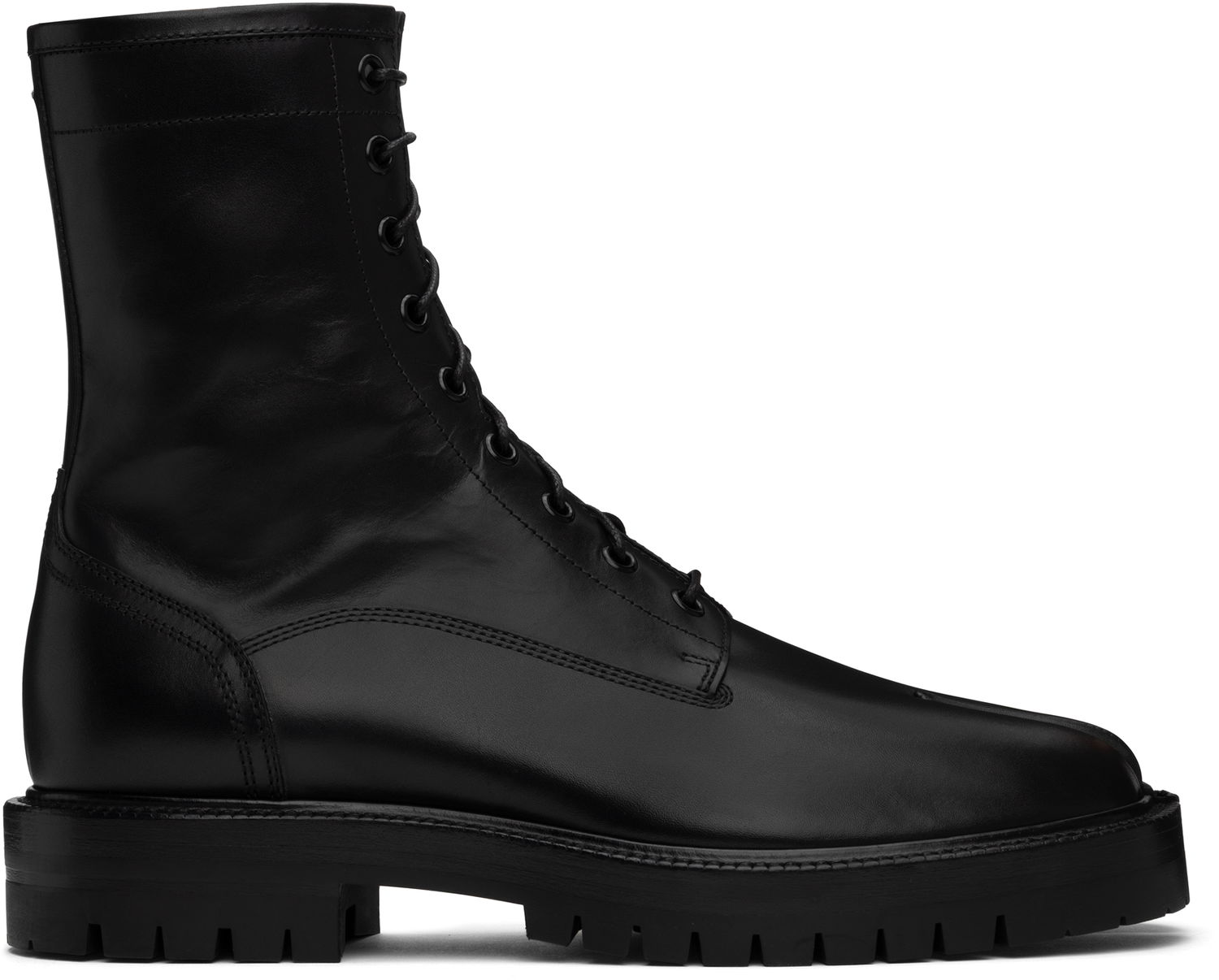 Sneakers og sko Maison Margiela Tabi County Combat Boots Sort | S39WU0225 P3292, 0