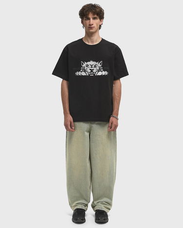 T-shirt KENZO Happy Tiger Embroidered T-Shirt Sort | FF55TS5264SI.99J, 2