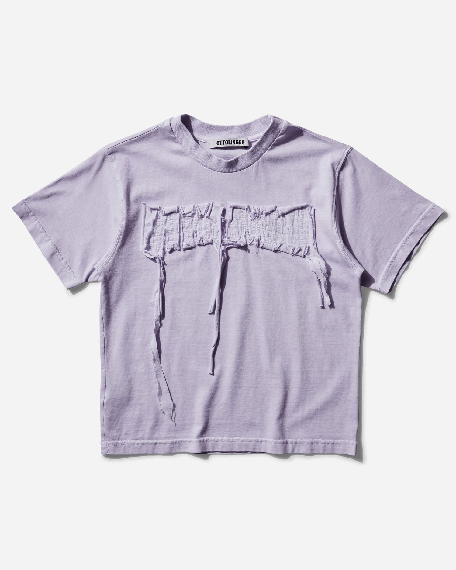 T-shirt Ottolinger Ottolinger Distressed Fitted T-Shirt Lilla | 2215014014 PRP, 1