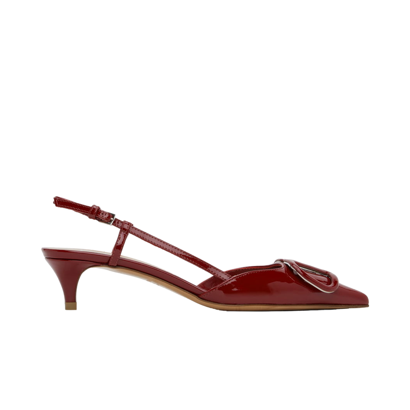 Sneakers og sko Valentino Garavani Red VLogo Signature Slingback Heels Bourgogne | 5W2S0Q70TMK