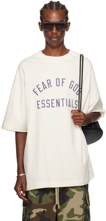 T-shirt Fear of God Fear of God Essentials Crewneck T-Shirt Hvid | 125BT244192F, 0
