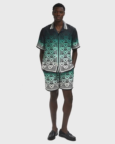 Shorts Casablanca Printed Drawstring Shorts Sort | MPF25-TR-012-01, 1