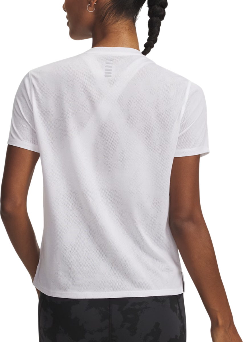 T-shirt Under Armour Launch Jacquard Short Sleeve T-Shirt Hvid | 6005096-100, 1