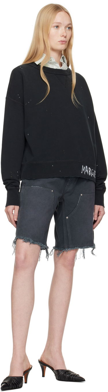 Shorts Maison Margiela Maison Margiela Studded Denim Shorts Grå | S50MU0087 M35255, 3