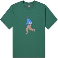 T-shirt New Balance Men's NB Athletics Sport Style Relaxed Tee Nightwatch Green Grøn | MT41579-NWG, 1