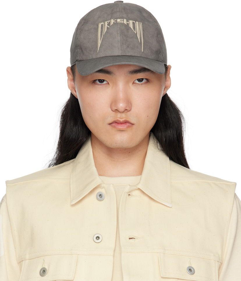 Kasket Rick Owens Rick Owens DRKSHDW Hollywood Baseball Cap Grå | DA01E3478 PFEM10