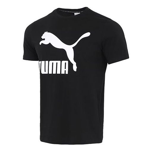 T-shirt Puma Classics Logo T-Shirt Sort | 532279-01, 0