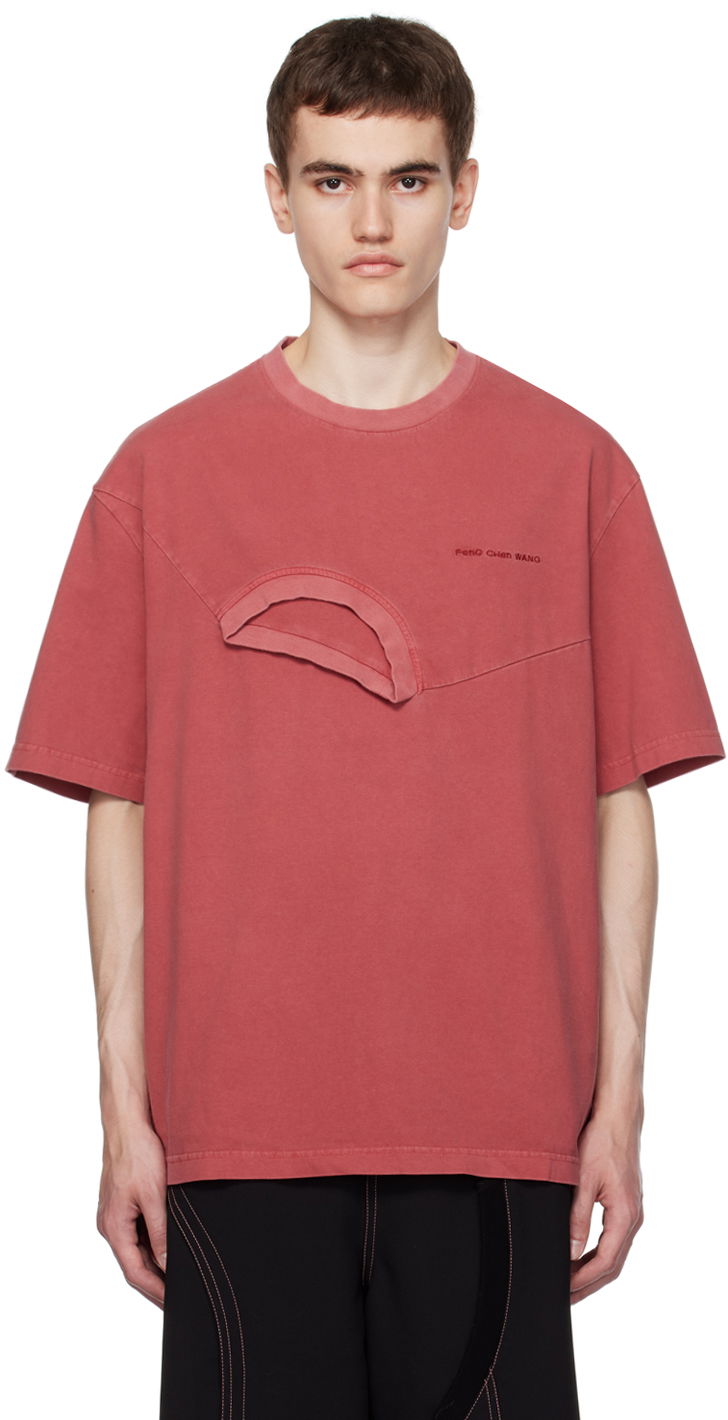 T-shirt Feng Chen Wang Feng Chen Wang Double Neck T-Shirt Rød | FMF16TS01