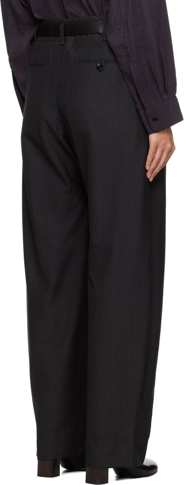 Bukser LEMAIRE LEMAIRE Curved Volume Tailored Pants Sort | PA1118 LF414, 2