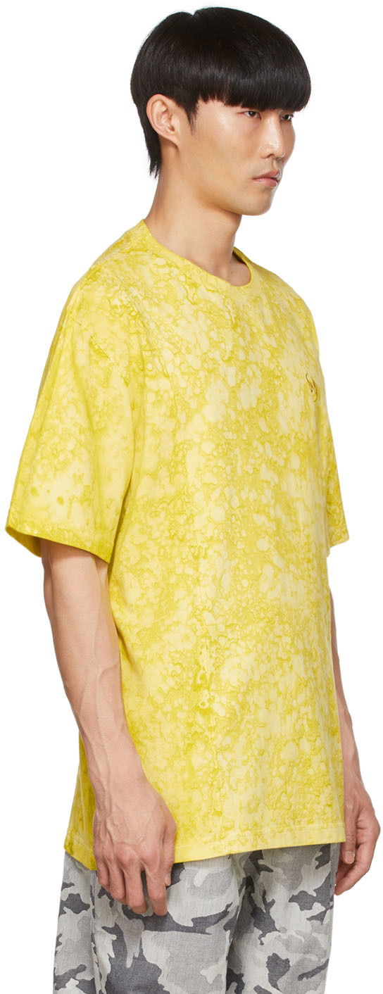 T-shirt Feng Chen Wang Feng Chen Wang Cotton T-Shirt Gul | FMS13TS07Y, 1