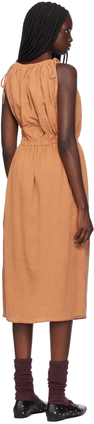 Kjole Baserange Midi Sleeveless Dress Orange | DRDI-CL-AU24, 2