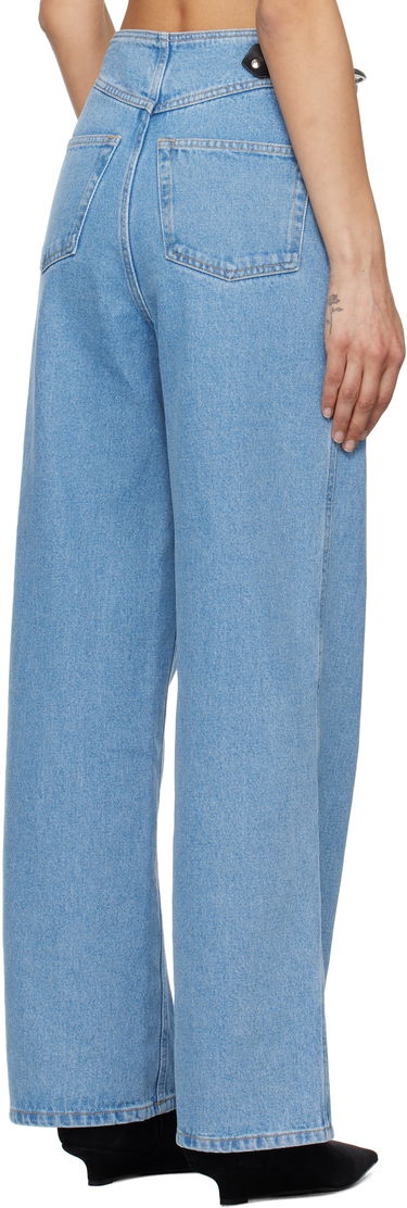 Jeans Nanushka Nanushka Makena Wide Leg Jeans Blå | NW25RSPA09353, 2