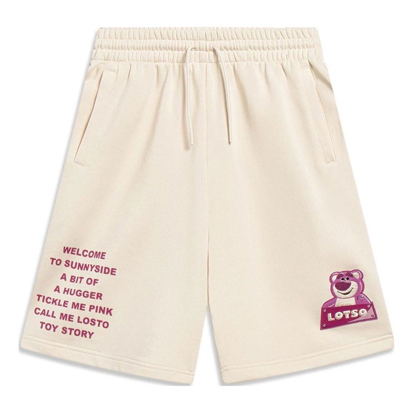 Shorts Li-Ning Disney Toy Story x Graphic Shorts Beige | AKST646-2