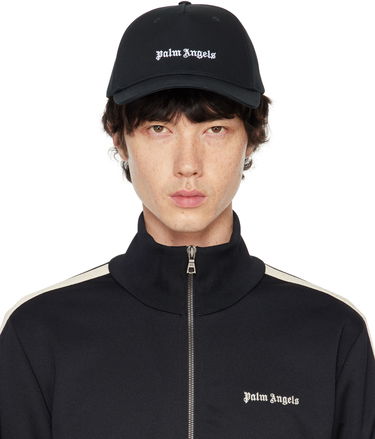 Kasket Palm Angels Classic Logo Cap Sort | PMLB094C99FAB0011003, 0
