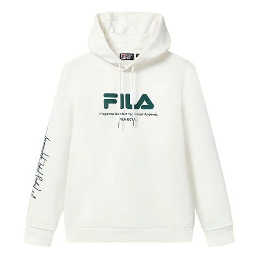 Sweatshirt FILA Graphic Hoodie Hvid | F11M319206F-WT