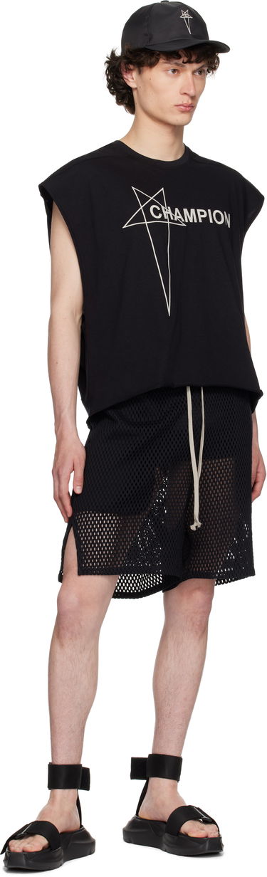 Shorts Rick Owens Rick Owens Champion Edition Mesh Shorts Sort | CM01E1682 CHONET MESH, 4
