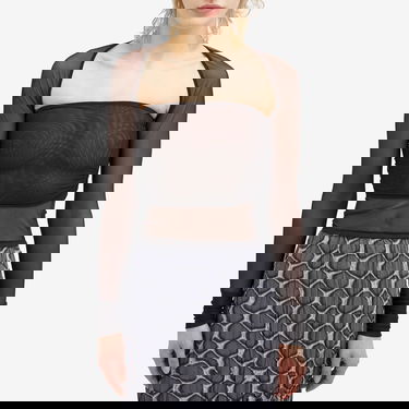 Tanktop Miaou Miaou Iris Long Sleeve Mesh Top Sort | 7112PM2BLK, 2