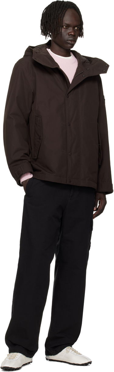 Parka Stone Island Stone Island Weatherproof Cotton Canvas Short Parka Brun | K2S15 4100105 S00F1, 4