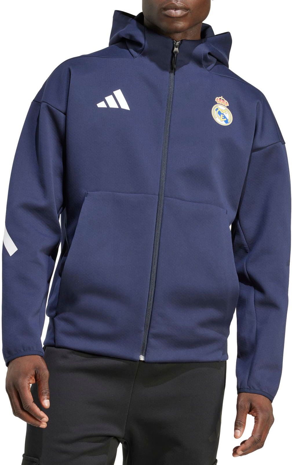 Jakke adidas Originals Real Madrid Anthem Jacket Mørkeblå | kc3739, 1