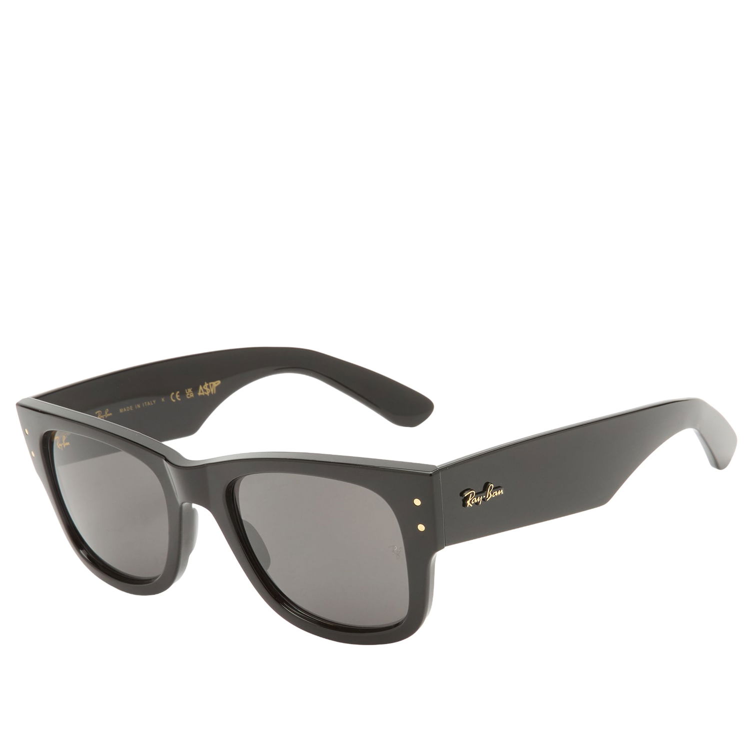 Solbriller Ray-Ban Ray-Ban x A$AP Rocky Mega Wayfarer Sunglasses Sort | 0RB0840S-51-6826J5, 0