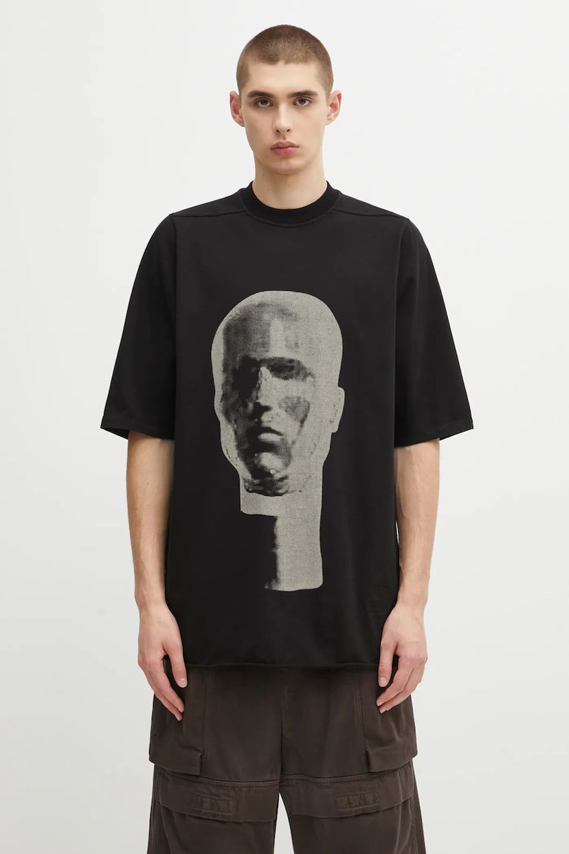 T-shirt Rick Owens Rick Owens DRKSHDW Jumbo T-Shirt with Print Sort | DU02E7274.RIGEP1