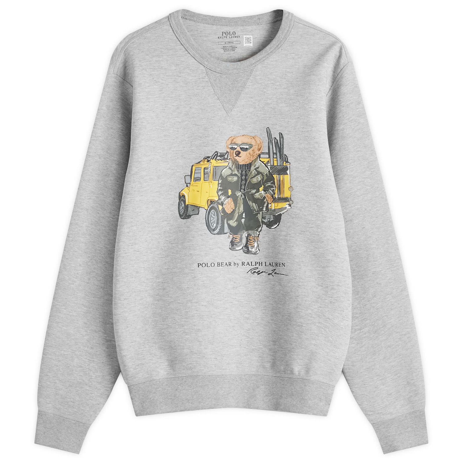 Sweatshirt Polo by Ralph Lauren Defender Bear Graphic Sweatshirt Grå | 710958195001, 0