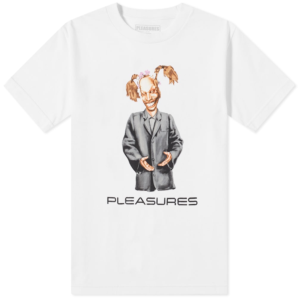 T-shirt Pleasures Mask Tee Hvid | P22F047-WHT, 0