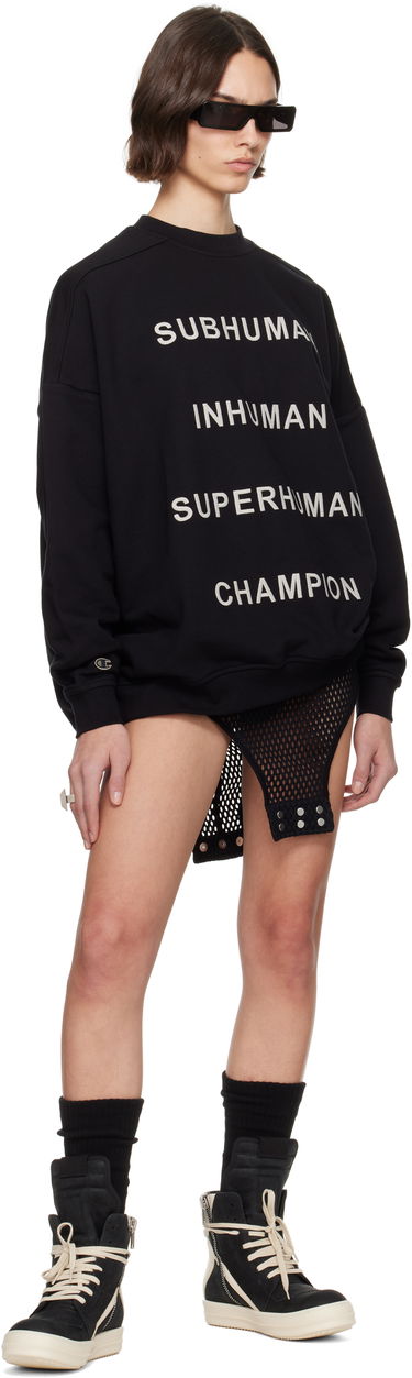 Sweatshirt Rick Owens Rick Owens Champion Edition Jumbo Sweatshirt Sort | CW01E1669 CHFE, 3
