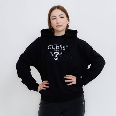 Sweatshirt GUESS Guess Roberta Hoodie Sort | V5RQ11KC3D2-JBLK, 0